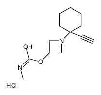 [1-(1-ethynylcyclohexyl)azetidin-1-ium-3-yl] N-methylcarbamate,chloride结构式