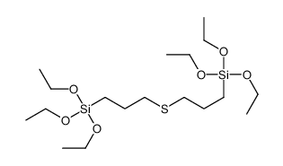 triethoxy-[3-(3-triethoxysilylpropylsulfanyl)propyl]silane结构式