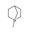 1-methyl-1-silabicyclo[2.2.1]heptane Structure