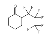 2-(1,1,2,2,3,3,3-heptafluoropropyl)cyclohexan-1-one结构式