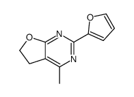 2-(furan-2-yl)-4-methyl-5,6-dihydrofuro[2,3-d]pyrimidine Structure