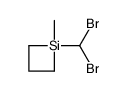 1-(dibromomethyl)-1-methylsiletane Structure