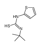 1-tert-butyl-3-thiophen-2-ylthiourea结构式
