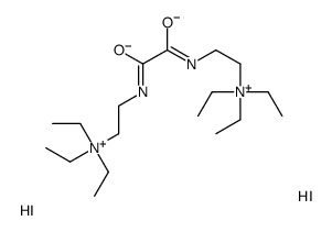 triethyl-[2-[[2-oxo-2-[2-(triethylazaniumyl)ethylamino]acetyl]amino]ethyl]azanium,diiodide Structure