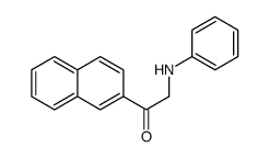 2-anilino-1-naphthalen-2-ylethanone结构式