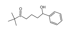 4-tert-Butylsulfinyl-1-phenyl-butanol-1结构式