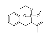 (2-diethoxyphosphoryl-3-methylpent-3-enyl)benzene Structure
