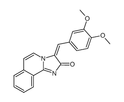 3-(3,4-dimethoxy-benzylidene)-imidazo[2,1-a]isoquinolin-2-one结构式