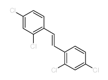 2,4-dichloro-1-[2-(2,4-dichlorophenyl)ethenyl]benzene结构式