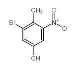 2-溴-4-羟基-6-硝基甲苯结构式