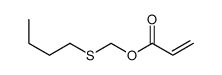 butylsulfanylmethyl prop-2-enoate结构式
