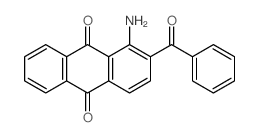 9,10-Anthracenedione,1-amino-2-benzoyl- structure