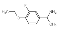 Benzenemethanamine, 4-ethoxy-3-fluoro-alpha-methyl- (9CI) Structure