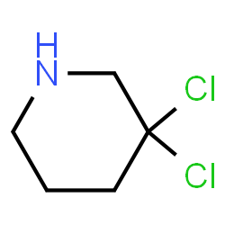 Piperidine, 3,3-dichloro- (9CI) structure