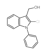 1H-Indole-3-methanol,2-chloro-1-phenyl-结构式