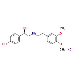 (R)-(-)-Denopamine Hydrochloride Structure