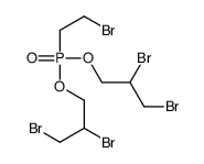 1,2-dibromo-3-[2-bromoethyl(2,3-dibromopropoxy)phosphoryl]oxypropane Structure