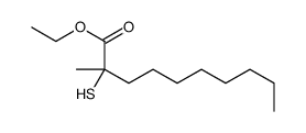 ethyl 2-methyl-2-sulfanyldecanoate结构式