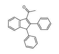 3-acetyl-1,2-diphenylindene结构式
