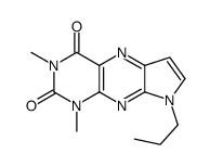 1,3-dimethyl-8-propylpyrrolo[3,2-g]pteridine-2,4-dione结构式