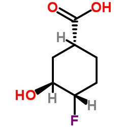 Cyclohexanecarboxylic acid, 4-fluoro-3-hydroxy-, (1R,3S,4S)-rel- (9CI) picture