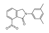 2-(3,5-dimethylphenyl)-7-nitroisoindolin-1-one Structure