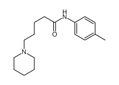 N-(4-methylphenyl)-5-piperidin-1-ylpentanamide Structure