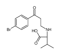 (2S)-2-[[3-(4-bromophenyl)-3-oxopropyl]amino]-3-methylbutanoic acid结构式