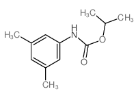 propan-2-yl N-(3,5-dimethylphenyl)carbamate structure