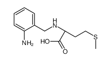 (2S)-2-[(2-aminophenyl)methylamino]-4-methylsulfanylbutanoic acid结构式
