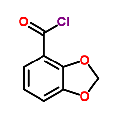 Benzo[d][1,3]dioxole-4-carbonyl chloride structure