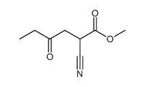 methyl 2-cyano-4-oxohexanoate Structure