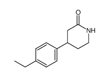 4-(4-ethylphenyl)-2-piperidone Structure