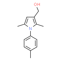 1H-PYRROLE-3-METHANOL, 2,5-DIMETHYL-1-(4-METHYLPHENYL)-结构式