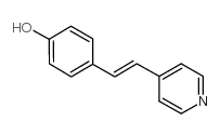 (E)-4-(4-Hydroxystyryl)pyridine Structure