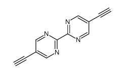 5,5'-二炔基-2,2'-联嘧啶结构式