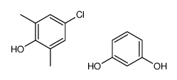 benzene-1,3-diol,4-chloro-2,6-dimethylphenol Structure