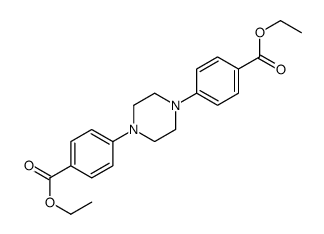 ethyl 4-[4-(4-ethoxycarbonylphenyl)piperazin-1-yl]benzoate结构式