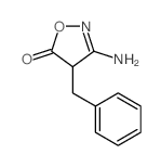 5(4H)-Isoxazolone,3-amino-4-(phenylmethyl)- Structure