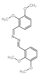 Benzaldehyde,2,3-dimethoxy-, 2-[(2,3-dimethoxyphenyl)methylene]hydrazone结构式