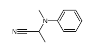 2-(N-methylanilino)propanenitrile Structure