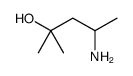 4-amino-2-methylpentan-2-ol Structure