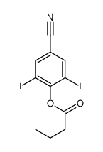 4-cyano-2,6-diiodophenyl butyrate structure