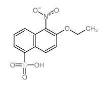 1-Naphthalenesulfonicacid, 6-ethoxy-5-nitro- Structure