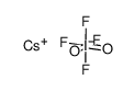 cesium orthoperiodotetrafluoridate结构式