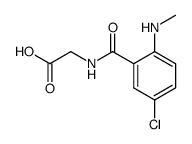 5-chloro-2-(methylamino)hippuric acid Structure