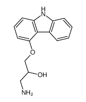 1-amino-3-(9H-carbazol-4-yloxy)-propan-2-ol图片