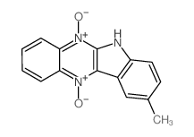 6H-Indolo[2,3-b]quinoxaline,9-methyl-, 5,11-dioxide structure