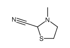 3-methylthiazolidine-2-carbonitrile结构式