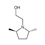 1-Pyrrolidineethanol,2,5-dimethyl-,(2R,5R)-(9CI)结构式